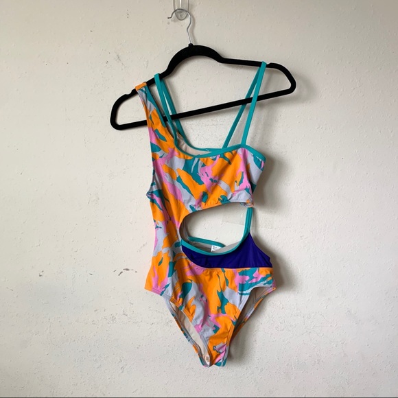 Urban Outfitters Other - UO Out From Under Cut Out Printed One Piece Swim